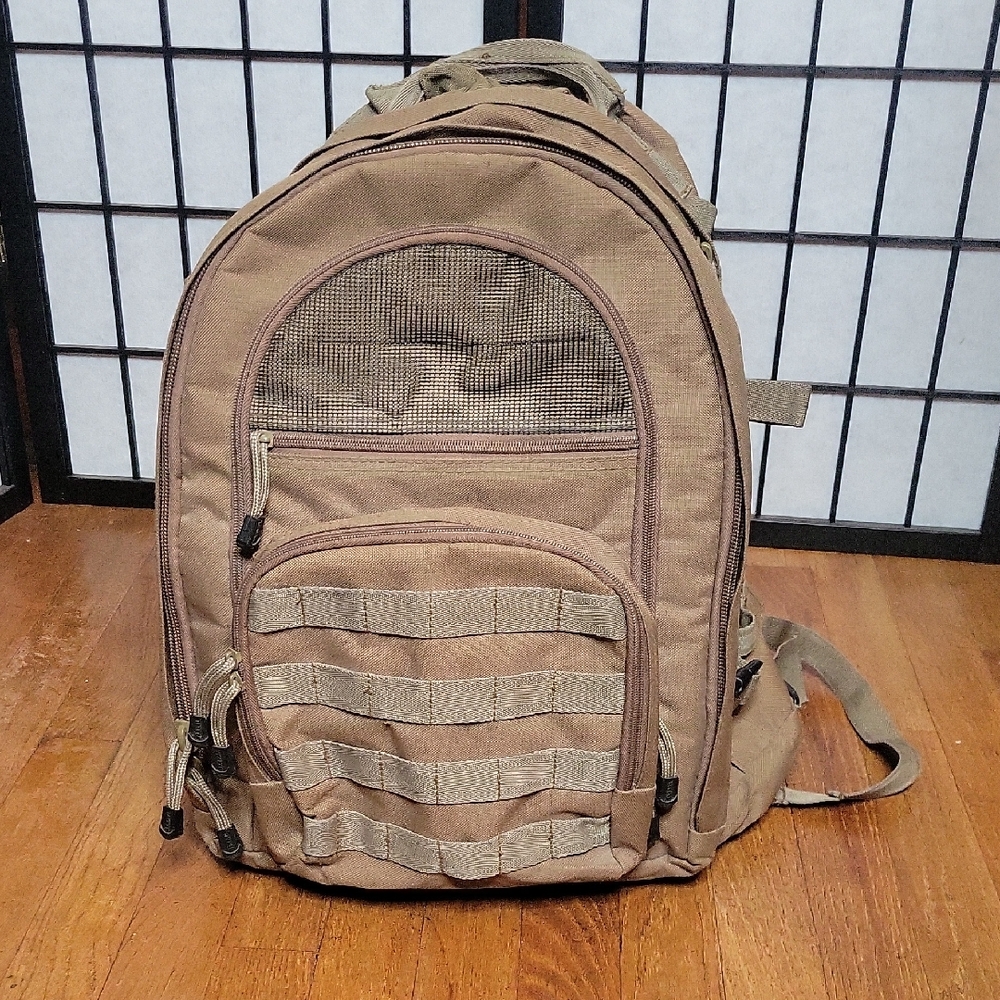 Piper Gear Bugout Bag Backpack in Coyote Brown